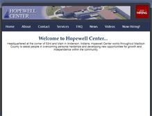 Tablet Screenshot of hopewellcenter.org